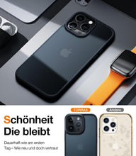 Lade das Bild in den Galerie-Viewer, TORRAS Für Iphone 14 Pro Max Hülle [TOP Zertifizierte Militärschutz] Stoßfest Schutzhülle [Samtig Angenehmer Griff] Slim Handyhülle Iphone 14 Pro Max Case Mit Abnehmbare Knöpfe Guardian Serie Schwarz
