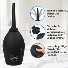 Lade das Bild in den Galerie-Viewer, Danichou Choustier 290Ml - Premium Klistier Zur Darmreinigung, Intimpflege Damen, Analdusche Für Analverkehr &amp; Irrigator Darmspülung Mit Hochwertiger Silikon Düse, Vaginal Dusche
