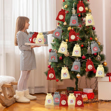 Lade das Bild in den Galerie-Viewer, Adventskalender Zum Befüllen, 24 Weihnachtskalender Zum Befüllen, 18 X 13 Cm Groß Adventskalender Selber Befüllen, Adventskalender Säckchen, Adventskalender 2024 Kinder
