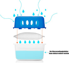 Lade das Bild in den Galerie-Viewer, Bigdean 4X Luftentfeuchter Feuchtigkeits-Stopper Mit 8 X 400G Nachfüll-Beutel Granulat – Feuchtigkeitskiller Raumentfeuchter Nachfüllbar + Wiederverwendbar Ohne Strom
