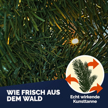 Lade das Bild in den Galerie-Viewer, CASARIA® Weihnachtsgirlande Mit Beleuchtung 5M 100 Leds Beleuchtet Innen Außen Grün Weihnachtsdeko Weihnachten Deko Girlande Tannengirlande Warmweiß
