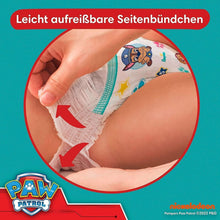 Lade das Bild in den Galerie-Viewer, Pampers Windeln Paw Patrol Pants Größe 6 (14-19Kg) Baby-Dry, Extra Large Mit Stop- Und Schutz Täschchen, MONATSBOX, 138 Höschenwindeln
