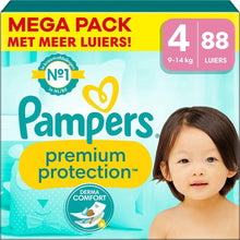 Lade das Bild in den Galerie-Viewer, Pampers Premium Protection Mega Pack 88 Windeln Gr��E 4 (9-14 Kg)
