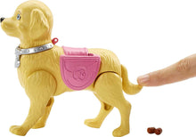 Lade das Bild in den Galerie-Viewer, Barbie Walk and Potty Pup, Barbie-Puppe Mit Blonden Haaren Und Laufendem Hund, Kotschaufel, Barbie-Accessoires, Inkl. Barbie-Puppe Und Barbie-Hund, Geschenk Für Kinder, Spielzeug Ab 3 Jahre,Dwj68
