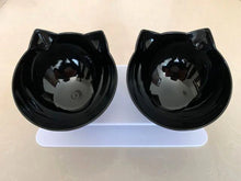 Lade das Bild in den Galerie-Viewer, Non-Slip Double Cat Bowl Dog Bowl with Stand Pet Feeding Cat Water Bowl for Cats Food Pet Bowls for Dogs Feeder Product Supplies
