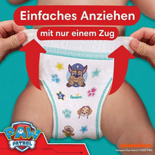 Lade das Bild in den Galerie-Viewer, Pampers Windeln Paw Patrol Pants Größe 6 (14-19Kg) Baby-Dry, Extra Large Mit Stop- Und Schutz Täschchen, MONATSBOX, 138 Höschenwindeln
