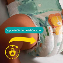 Lade das Bild in den Galerie-Viewer, Pampers Windeln Größe 8 (17Kg+) Baby-Dry, Extra Large, MONATSBOX, Bis Zu 12 Stunden Rundum-Auslaufschutz, (1Er Pack) 120 Stück
