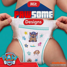 Lade das Bild in den Galerie-Viewer, Pampers Windeln Paw Patrol Pants Größe 6 (14-19Kg) Baby-Dry, Extra Large Mit Stop- Und Schutz Täschchen, MONATSBOX, 138 Höschenwindeln
